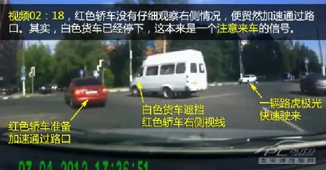 事故都是抢来的 开车通过路口必须减速