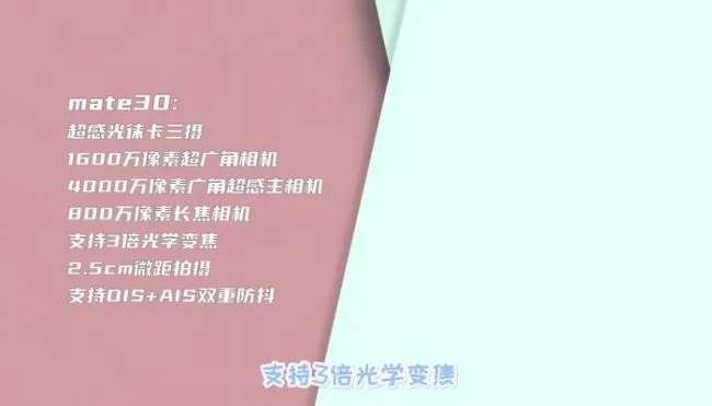 mate30和mate30pro区别 mate30和mate30pro的区别有哪些