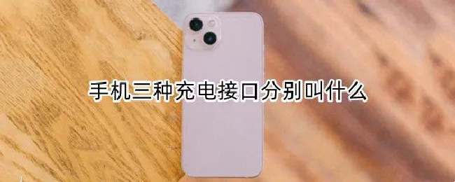 手机三种充电接口分别叫什么 手机充电器三种接口都叫什么