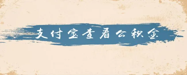 支付宝如何查看公积金 