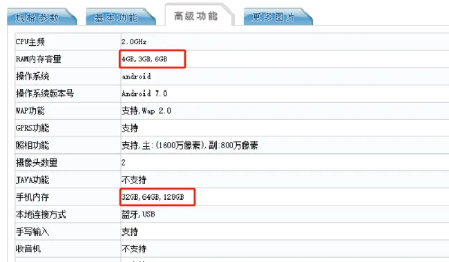 魅蓝s6有高配版吗