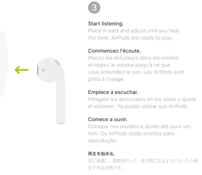 AirPods耳机快速指南中文版