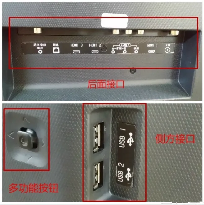 智能电视接口各有什么作用