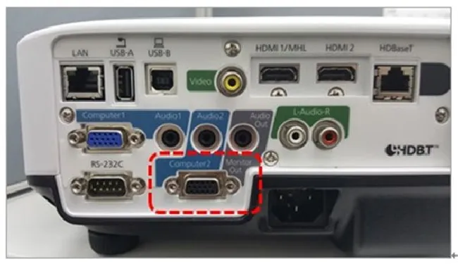 爱普生投影仪无法使用computer2接口怎么办