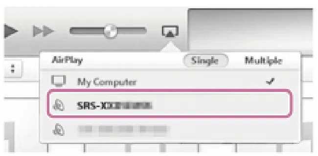 索尼SRS-X99怎么通过AirPlay功能播放音乐