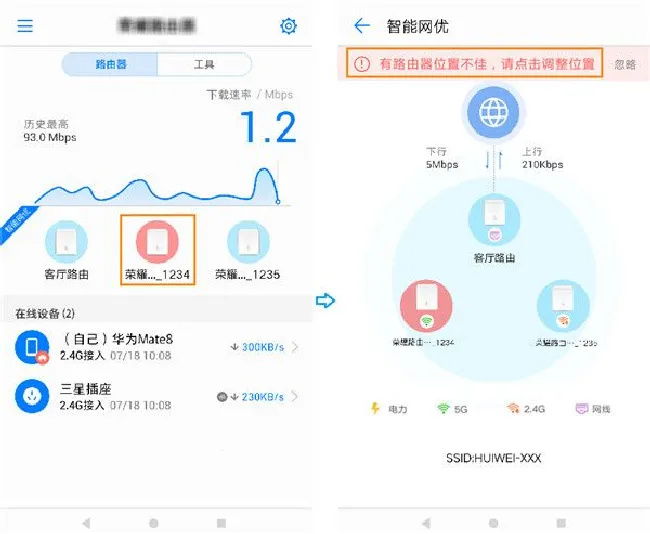 荣耀分布式路由组网有距离限制吗