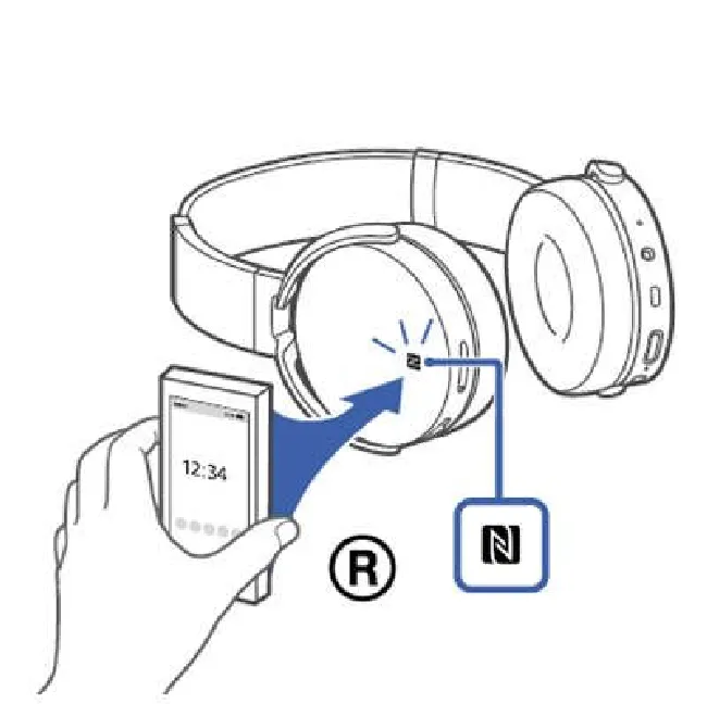 索尼MDR-XB950B1耳机NFC连接方法