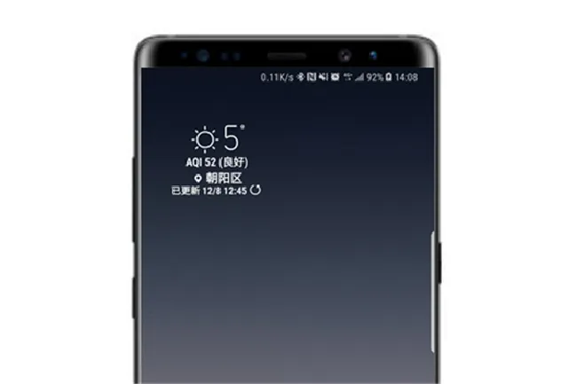 三星note8怎么显示电量百分比