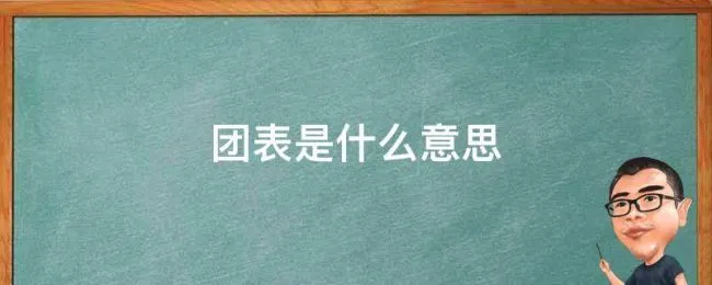 团表是什么意思（团员表是啥）