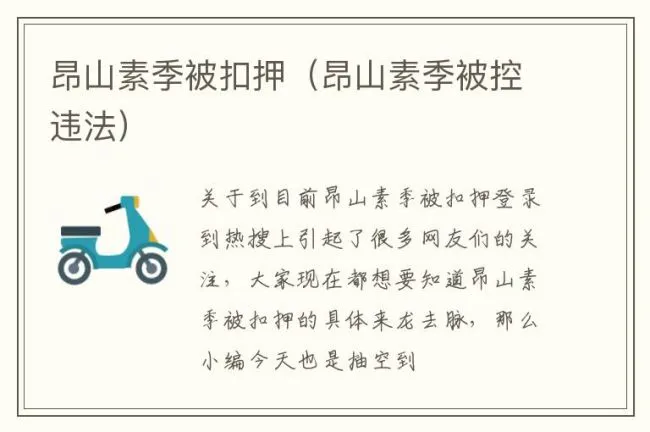 昂山素季被扣押（昂山素季被控违法）
